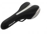 ASIENTO MTB ANDES CON GEL DEPRESIÓN CENTRAL MEDIDAS 260X145MM COLOR NEGRO C/GRIS
