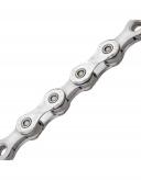 KMC X12 WAXED PLATA/PLATA 126 ESLABONES